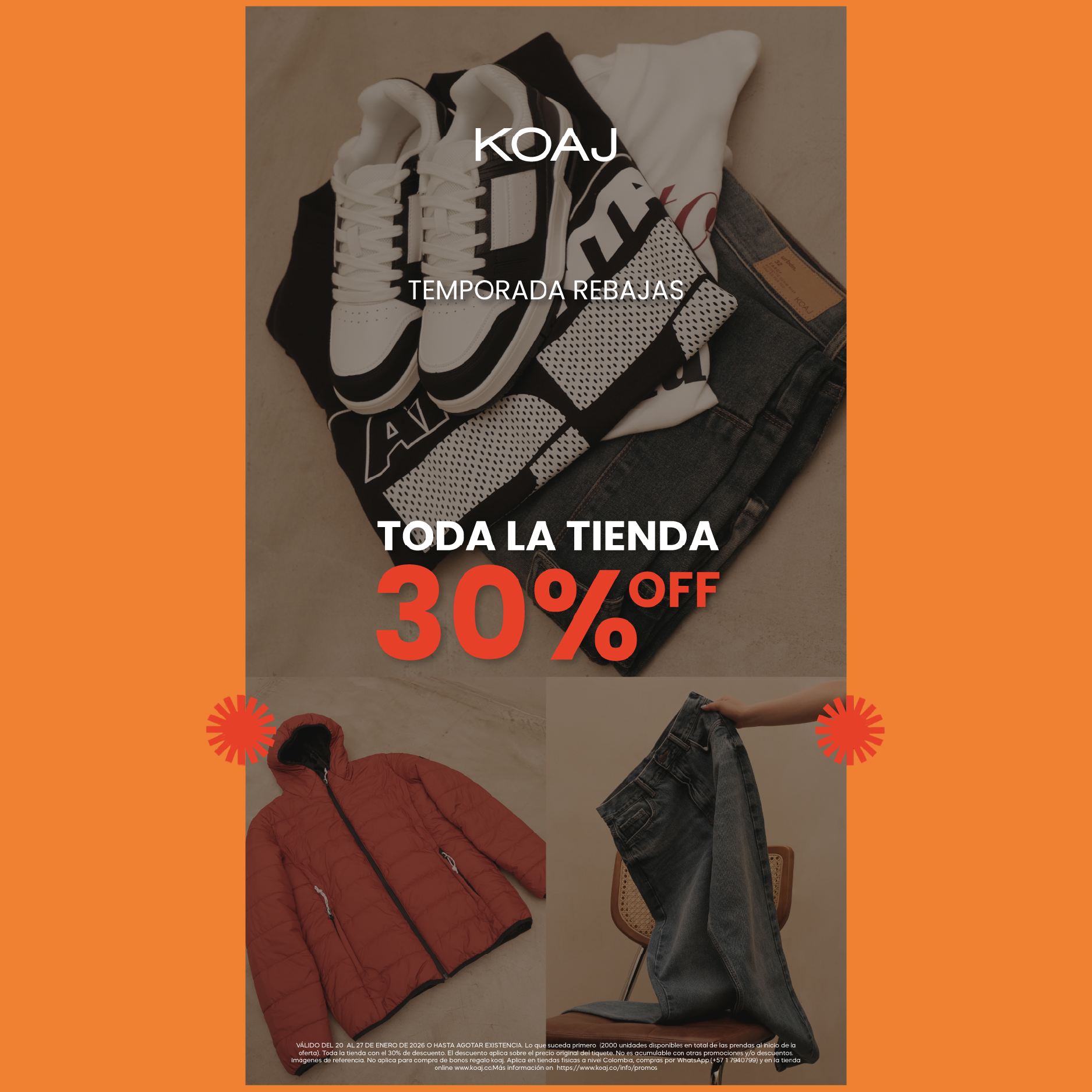 ¡ TODA LA TIENDA 30% !