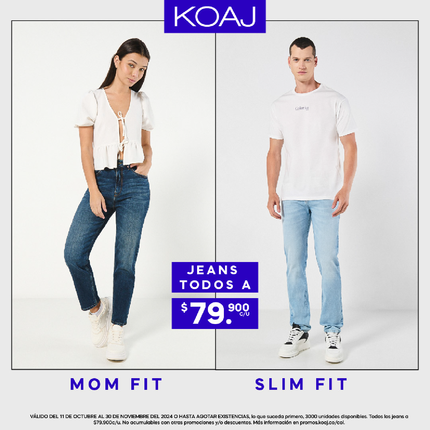 ¡ JEANS A $79.900 !