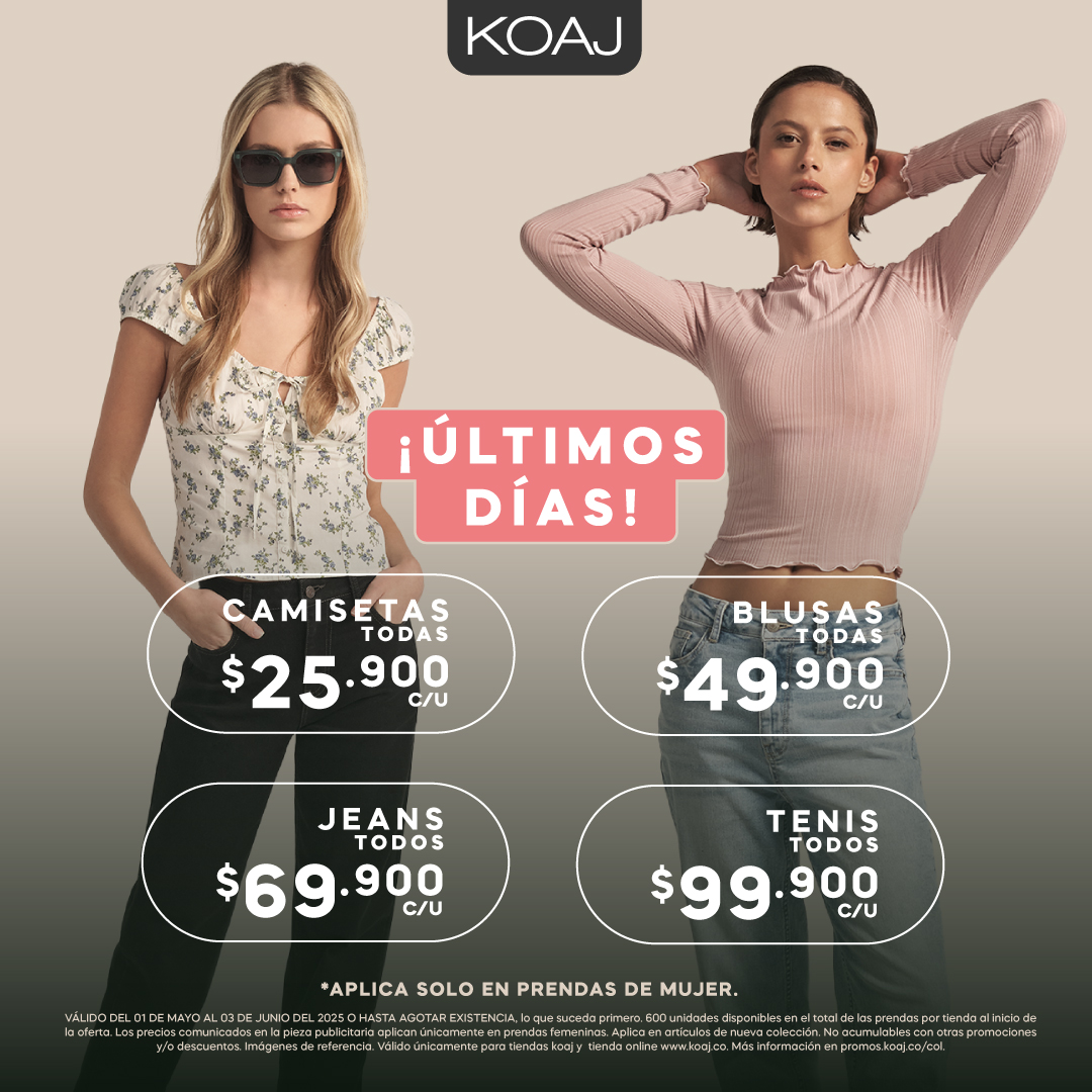 ¡ ULTIMOS DÍAS !