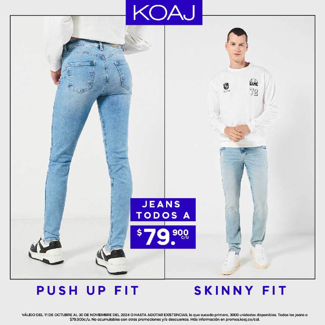 ¡ JEANS A $79.900 !