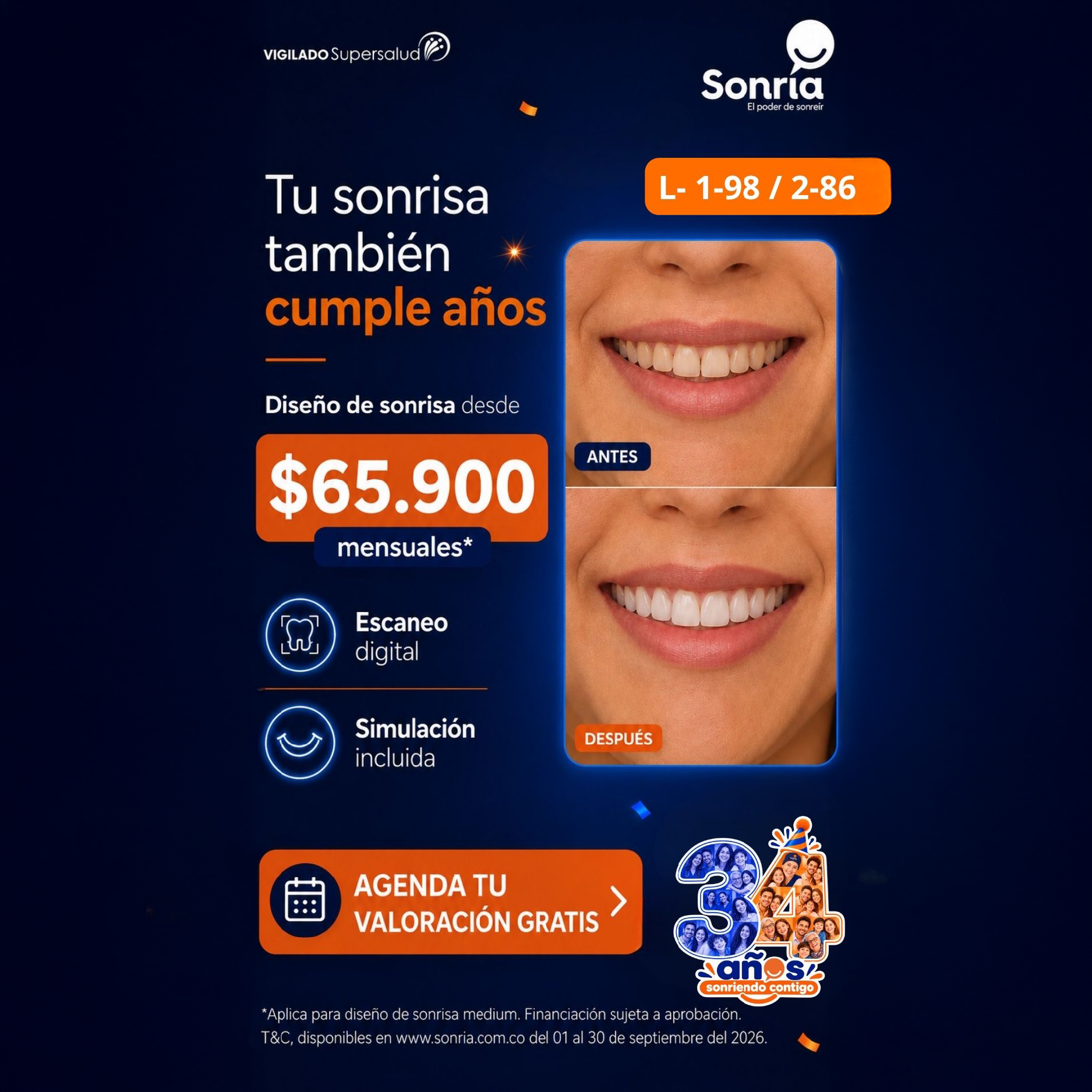 ¡ DISEÑO DE SONRISA !