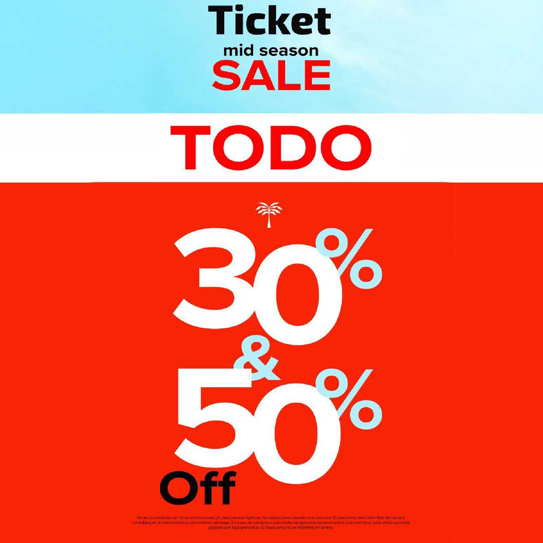 ¡ SALE TODO %30 & %50 !