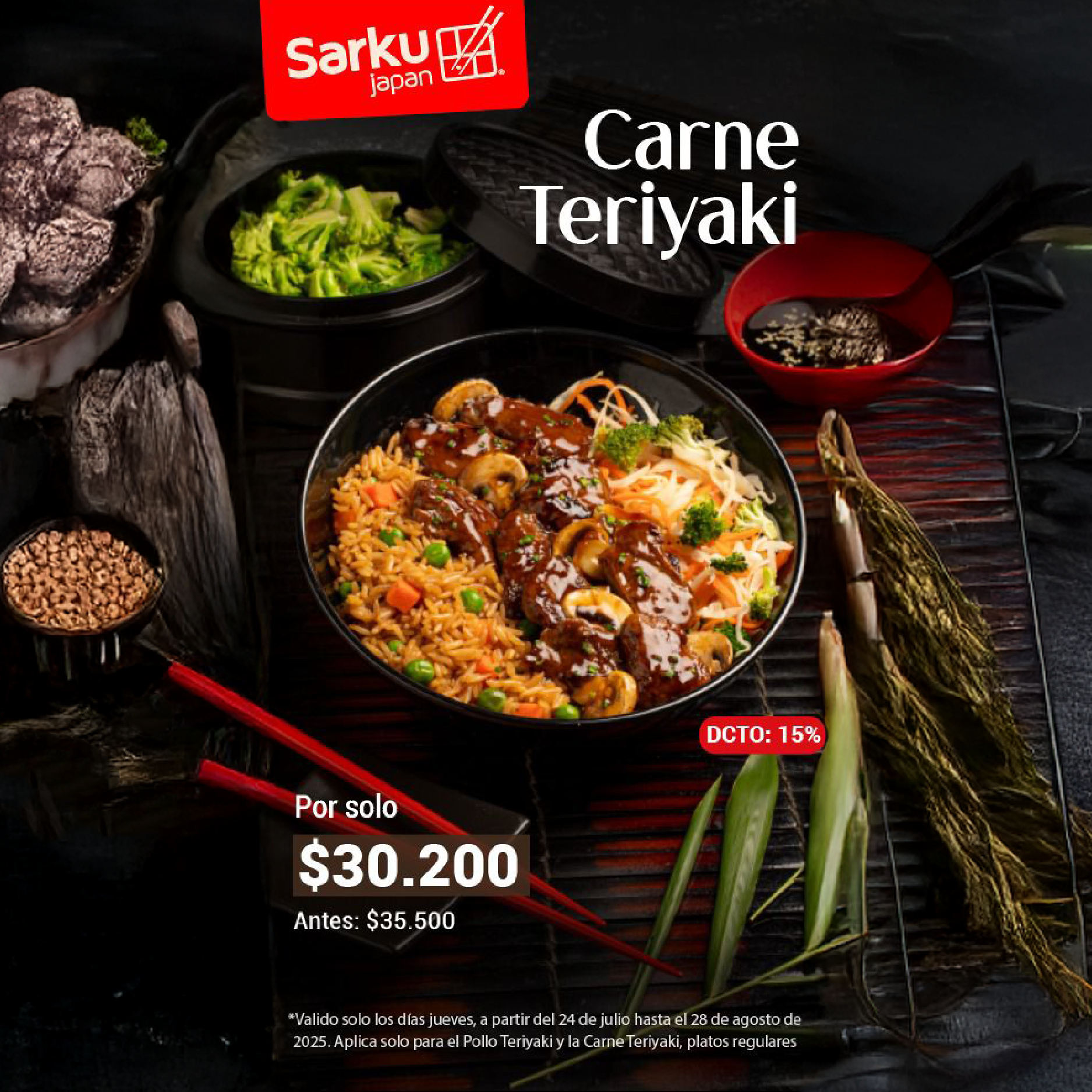 ¡ CARNE TERIYAKI !
