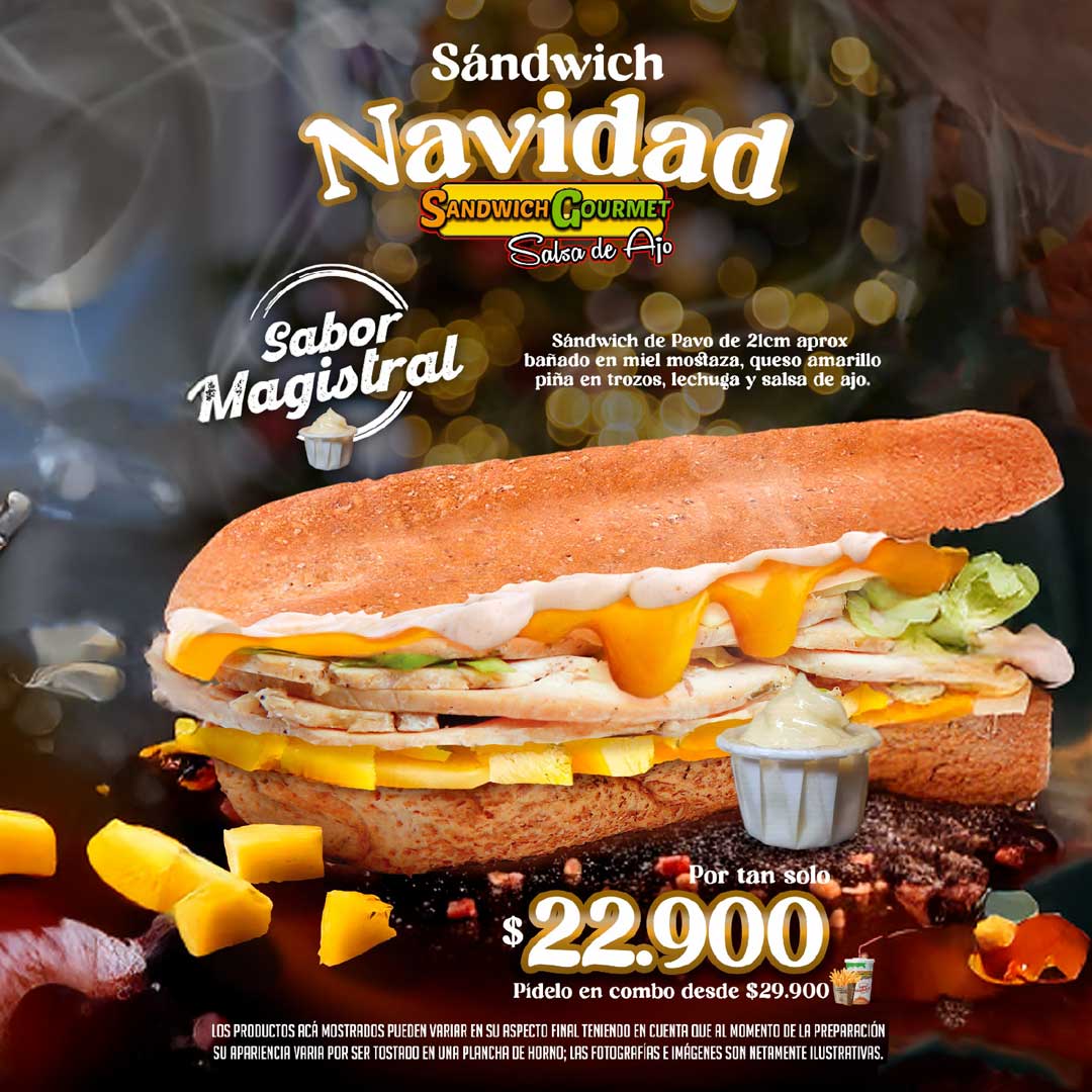 ¡ SANDWICH NAVIDAD !