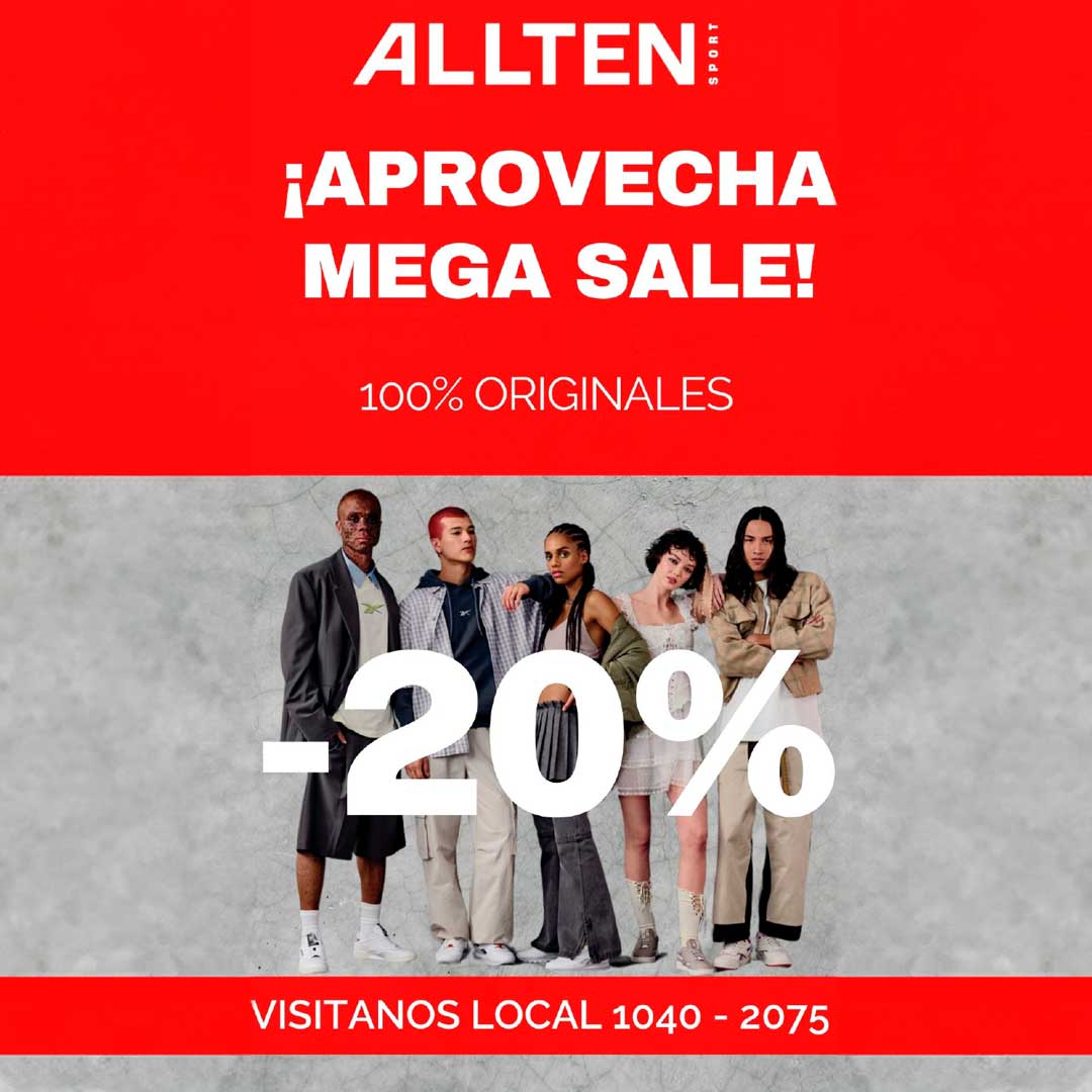 ¡ 20% EN ALLTEN !