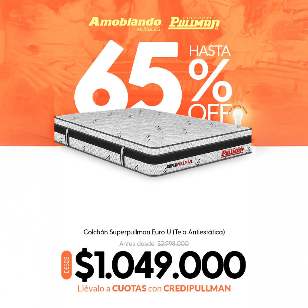 ¡ HASTA EL 65% !