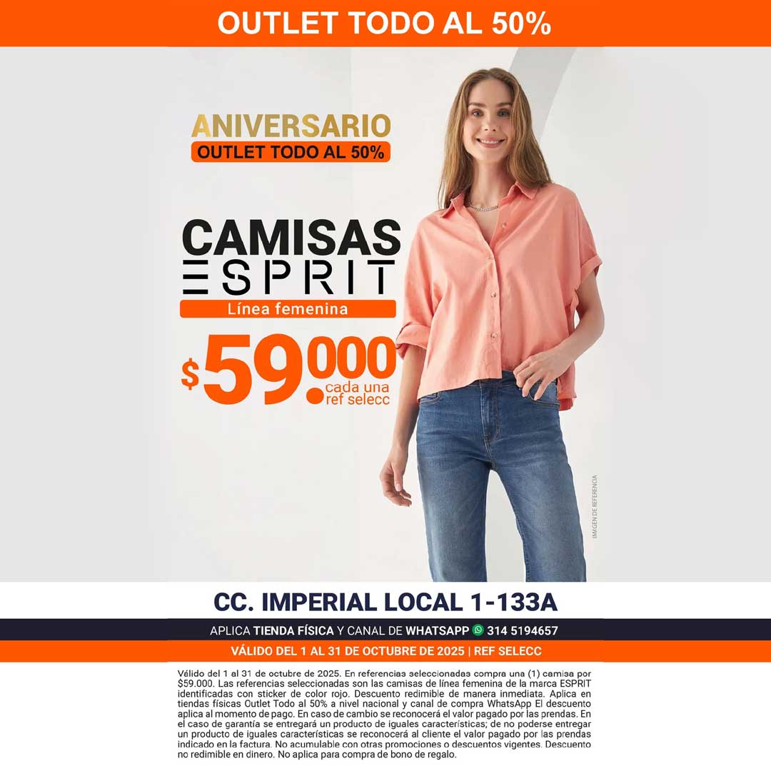 ¡ ANIVERSARIO OUTLET !