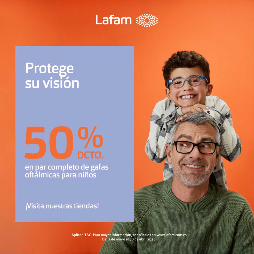 ¡ 50% PAR DE GAFAS !